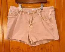 Mica Women's Tan Denim Shorts