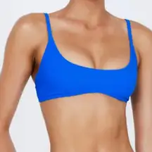 Triangl Maci-Arles Rib Blue bikini top size S
