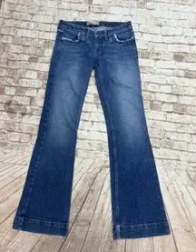 Vintage Y2K LEI Flare Jeans Women’s Jrs Size 3 Low Rise Med Wash