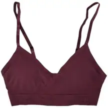 Lauren Ralph Lauren Luxe Smoothing Bralette Pinot Noir Size M