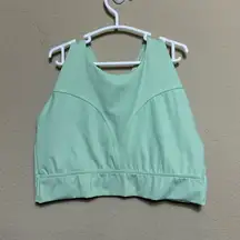 Women's Mint Green Alphalete Alphalux Alto Sports Bra Size XXS/XS Gym Activewear