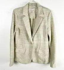 CABI One Fine Day Lemon Zest Tweed Single Buttoned Blazer Style 713, Size 8