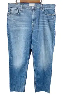 Everlane Womens 35R The Cheeky Jean High Rise Low Stretch Medium Wash Denim‎