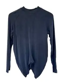 Lululemon Gray Mock Neck Long Sleeve Shirt Sz S