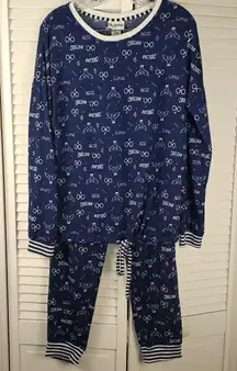Wizarding World Of Harry Potter Womens Navy Pajamas‎ Medium