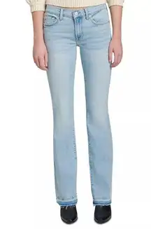 7 For All Mankind Original Mid Rise Bootcut Jeans in Wild Fleur Size 31 NEW $228