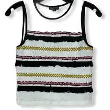 TopShop‎ Sweater Tank White Black