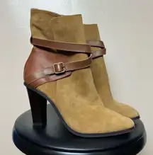 CLEARANCE! Brown  Suede Boots Size 8 EUC