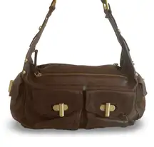 Kenneth Cole Leather Hobo Bag