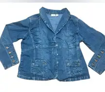 Cato Women's Blue Denim Jacket