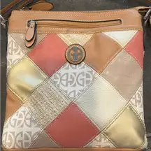 Giani Bernini Multicolor Patchwork Crossbody Bag