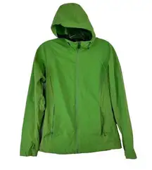 Columbia  Womens Jacket Size Small Interchange Hood Omni-Shield Green Lightweight