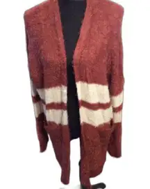 So Soft Easel Cardigan sweater color blocked Small S SOFT SOFT SOFT