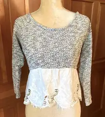 Preowned Gorgeous Maison Jules Two Tone Knit sweater