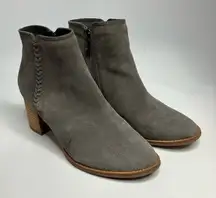 Blondo gray suede waterproof ankle‎ boots size 11