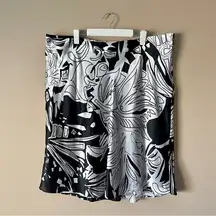 LANE BRYANT | Satin Printed Skirt Sz 22