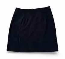 Fashion Bug Velvet Black Casual Skirt