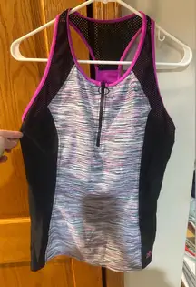 ZeroXposur Pink and Black One Piece Swimsuit