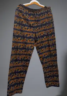 SCOOBY DOO HANNA-BARBERS PAJAMAS LOUNGERS LARGE COTTON NAVY PKTS DRAWSTRING