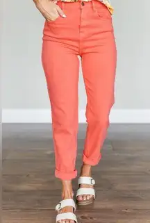 NWT Cello creamsicle boyfriend jeans