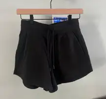 black sweat shorts