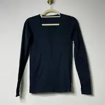 Fabletics Black Long Sleeve Athletic Top Small*