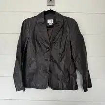 East 5th Women’s Medium Black Leather Jacket Coat