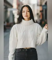 Cider Cropped Sweater
