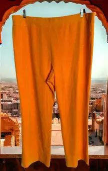 Juicy Couture x Olay Womens Track Pants 3X Yellow Wide Leg Face Anything‎ Velour