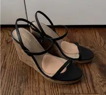 Aldo Mirabella Beige Wedge Sandal Size 8.5