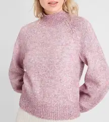 Banana Republic Space-Dyed Purple Sweater