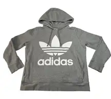 Adidas Women's Trefoil Logo Pullover Hoodie Sweatshirt Size Large Casual Active