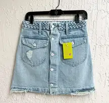 Tularosa Madelyn denim mini skirt Miami color size 27 / US 4