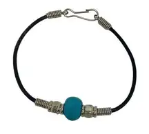 Teal Turquoise Color Bead Bracelet