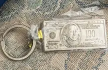 100 dollar key ring