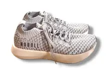 NOBULL Drive Knit Sneakers Size 9.5 Women's Crater Grey Lightweight Gym Shoes