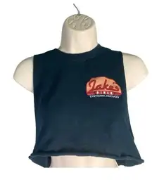 Vintage Jake's Diner Cynthiana KY Sleeveless T-Shirt Women’s Size S Black