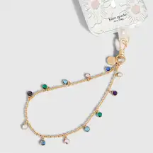 kate spade Phone Charm Bracelet in High Shine. Fits All Phones.