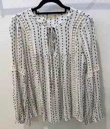 Altar'd State Boho Arrows Patterned Blouse