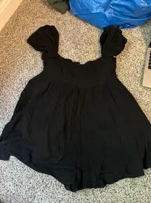 Black Romper Playsuit