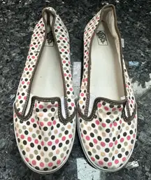 Vans Shoes Flats KVD Women’s Slip On Ballet Sneakers Polka Dots Size US 10