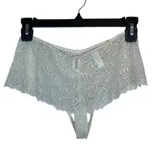 Women's Felina Lace Cheeky Cream Size Medium EUC/NWOT #0939-AZ