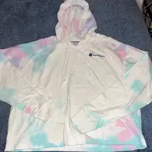 Champion  tye dye hoodie