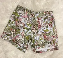 J.Jill  Floral Tropical Rayon Shorts