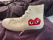 Converse CDG  Cream Color Women’s 9