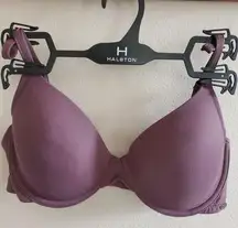 H By Halston Eggplant Purple Underwired T-Shirt Bra 38B NEW