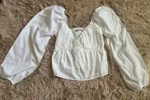 Abercrombie‎ & Fitch Puff Sleeve Blouse