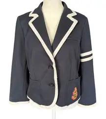 Victoria's Secret Pink vintage black and cream blazer women's size large