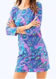 Lily Pulitzer Bay Dress No Drama Llama Print 100% Pima cotton style #27870 Sz M