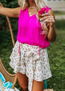 Leopard Print Shorts